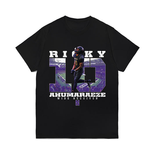 Northwestern - NCAA Football : Ricky Ahumaraeze - Individual Collage Comfort Colors T-Shirt-0
