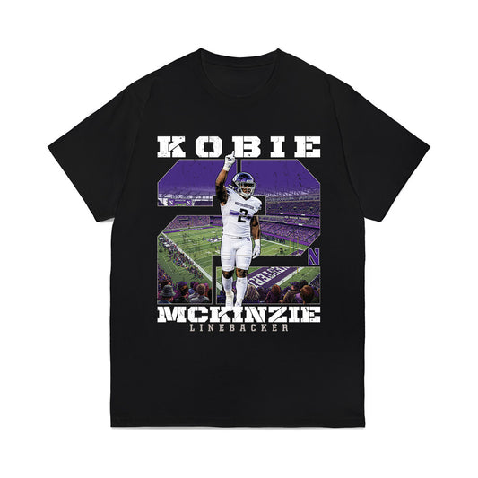 Northwestern - NCAA Football : Kobie McKinzie - Collage Comfort Colors T-Shirt-0