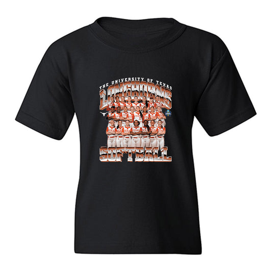 Texas - NCAA Softball : Team Collage Youth T-Shirt-0