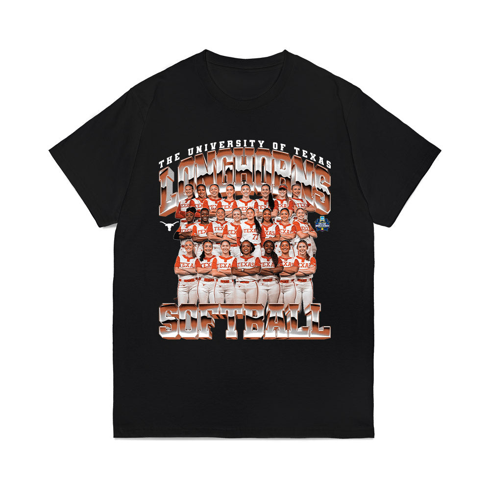 Texas - NCAA Softball : Team Collage Comfort Colors T-Shirt-0