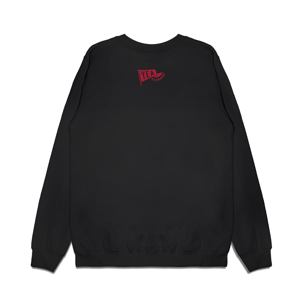Alabama - NCAA Football : Graphic Premium Crewneck Sweatshirt-1