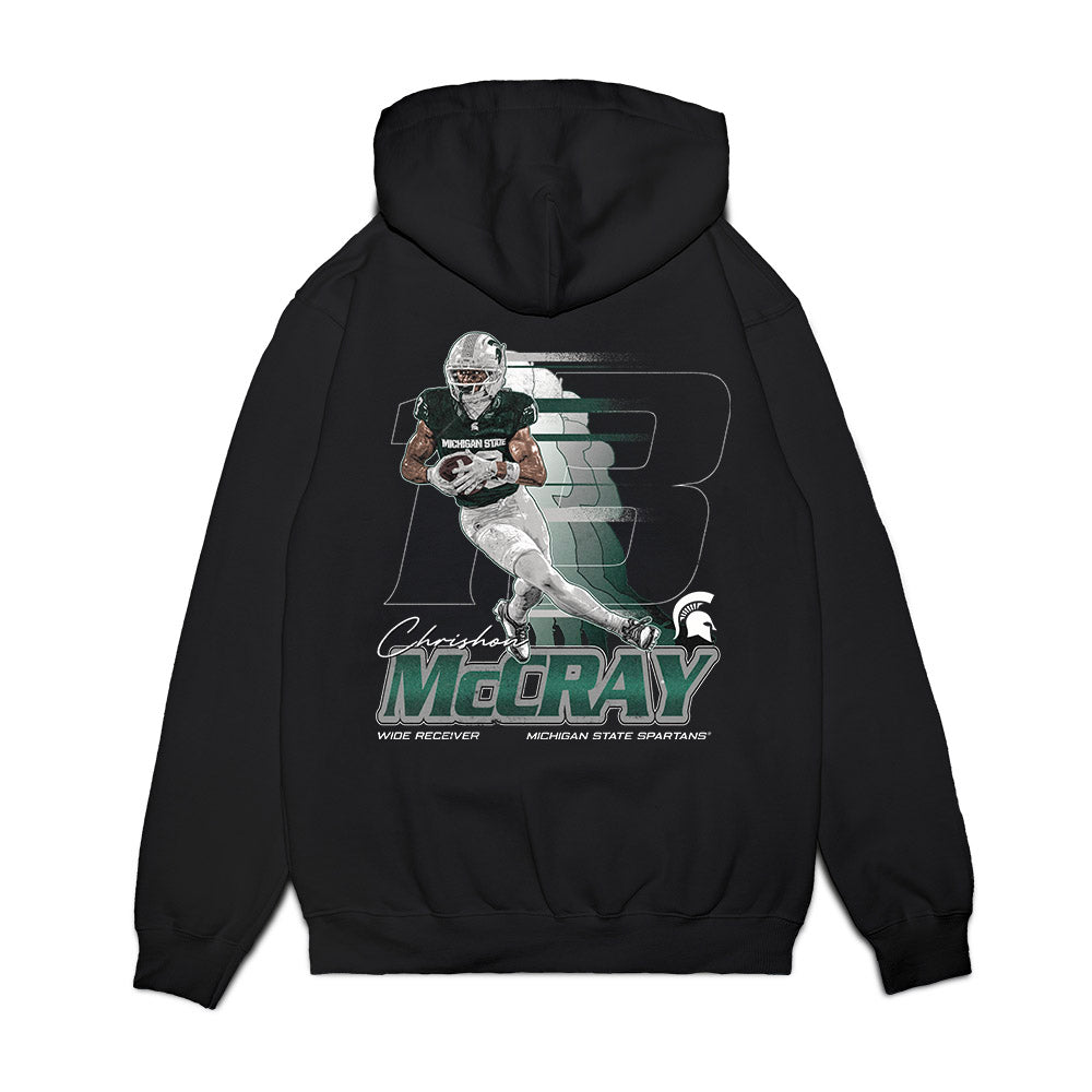 Michigan State - NCAA Football : Collage Premium Hooded Sweatshirt-1