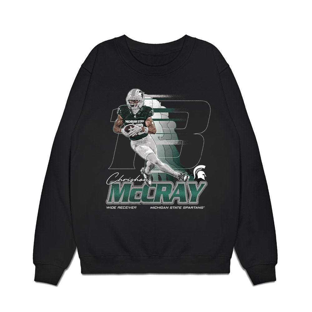 Michigan State - NCAA Football : Collage Premium Crewneck Sweatshirt-0