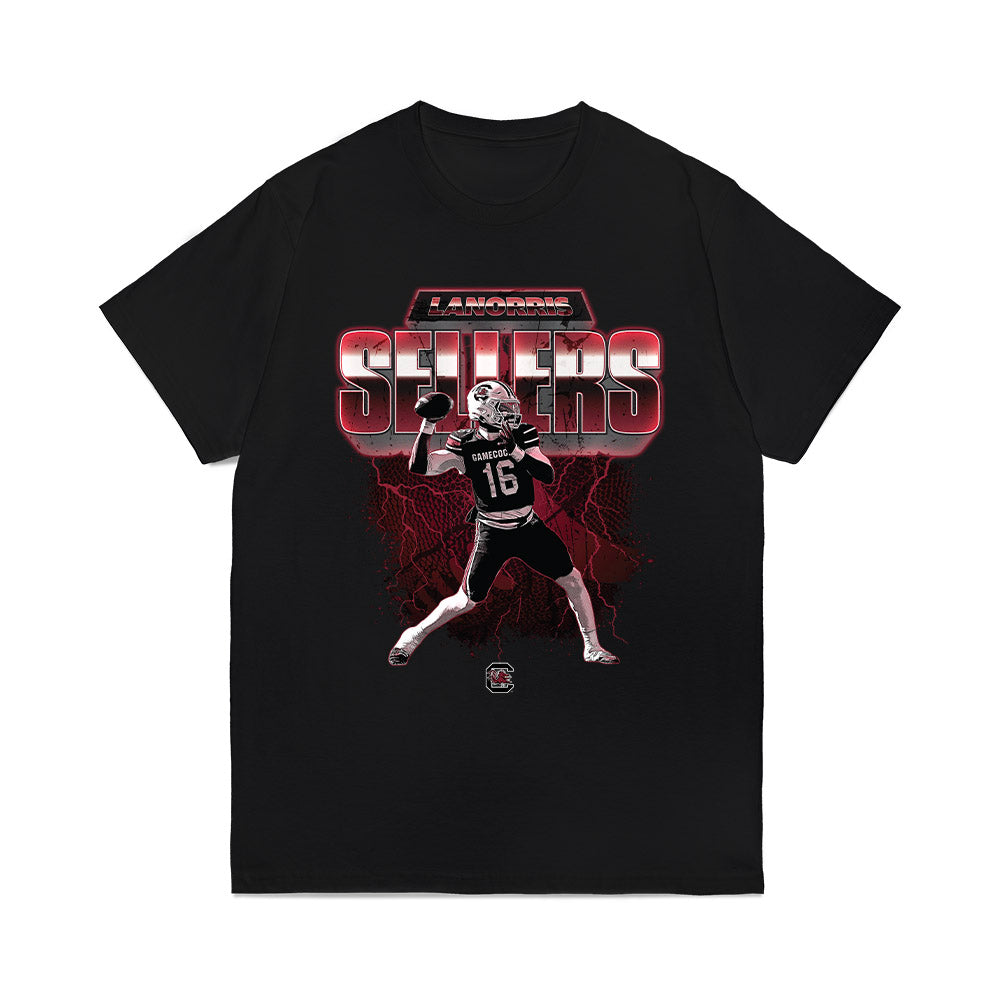 South Carolina - NCAA Football : LaNorris Sellers - Collage Comfort Colors T-Shirt-0