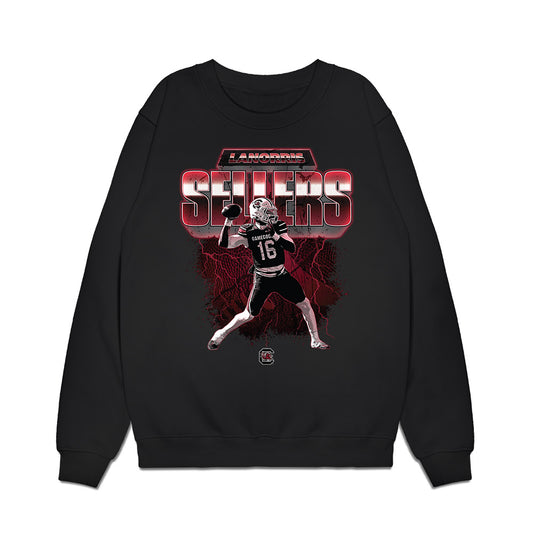South Carolina - NCAA Football : LaNorris Sellers - Collage Premium Crewneck Sweatshirt-0