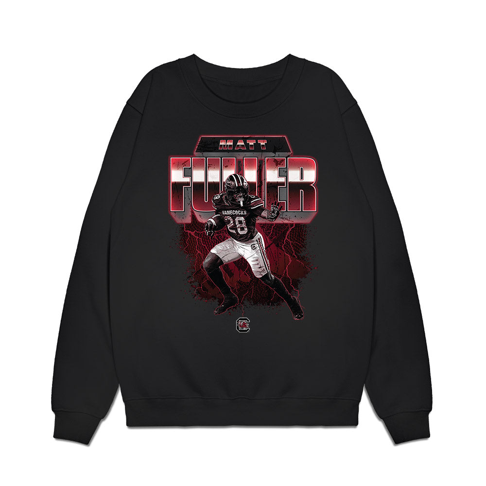 South Carolina - NCAA Football : Matthew Fuller - Collage Premium Crewneck Sweatshirt-0