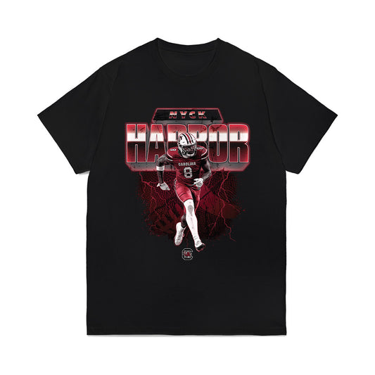 South Carolina - NCAA Football : Nyckoles Harbor - Collage Comfort Colors T-Shirt-0