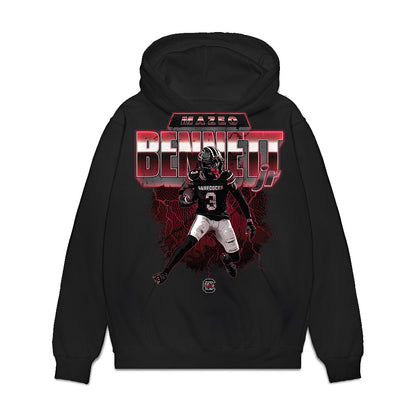 South Carolina - NCAA Football : Mazeo Bennett Jr. - Collage Premium Hooded Sweatshirt-1