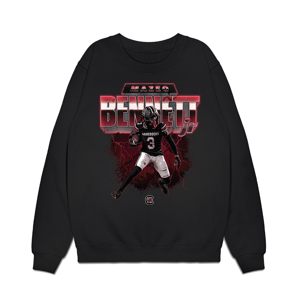 South Carolina - NCAA Football : Mazeo Bennett Jr. - Collage Premium Crewneck Sweatshirt-0