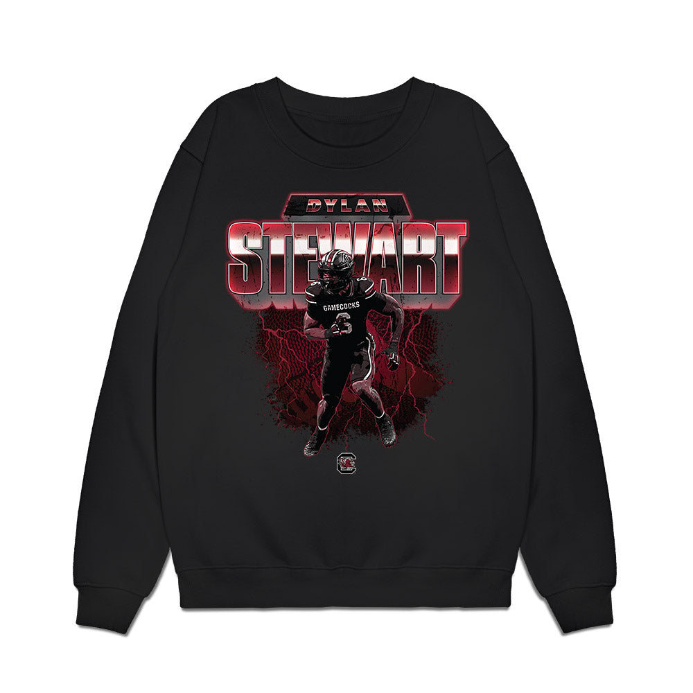 South Carolina - NCAA Football : Dylan Stewart - Collage Premium Crewneck Sweatshirt-0