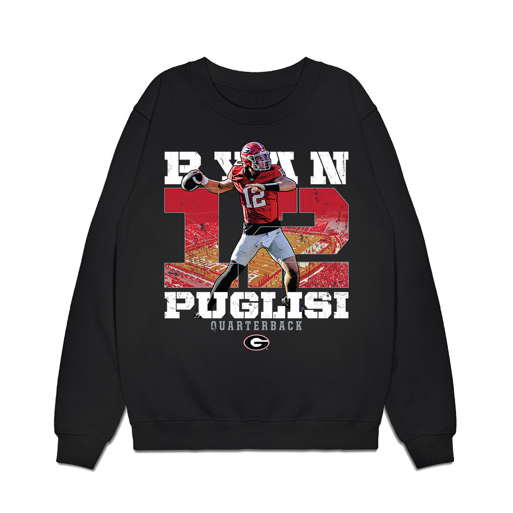 Georgia - NCAA Football : Collage Premium Crewneck Sweatshirt-0