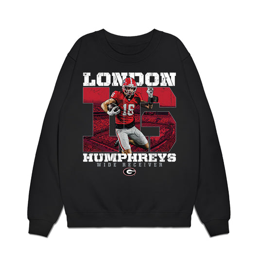 Georgia - NCAA Football : London Humphreys - Collage Premium Crewneck Sweatshirt-0