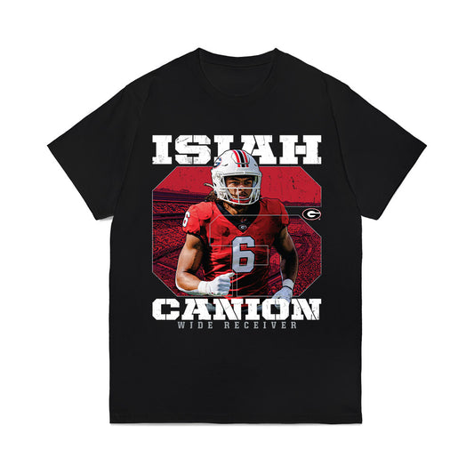 Georgia - NCAA Football : Isiah Canion - Collage Comfort Colors T-Shirt-0
