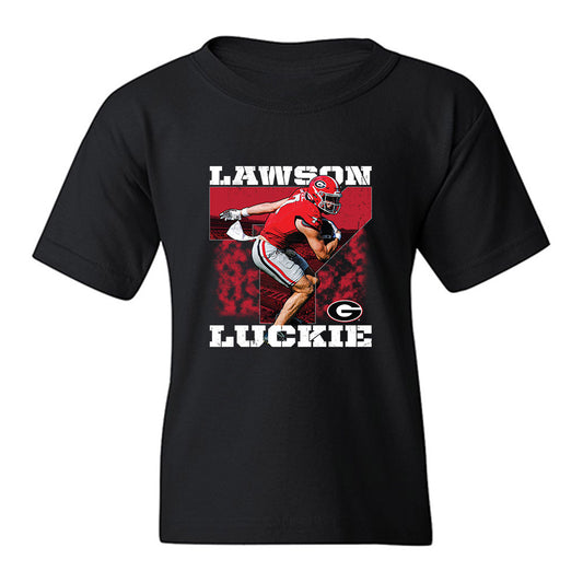 Georgia - NCAA Football : Lawson Luckie - Collage Youth T-Shirt-0