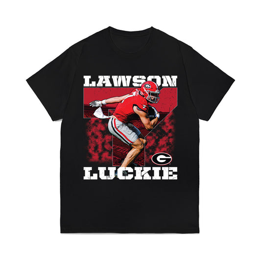 Georgia - NCAA Football : Lawson Luckie - Collage Comfort Colors T-Shirt-0