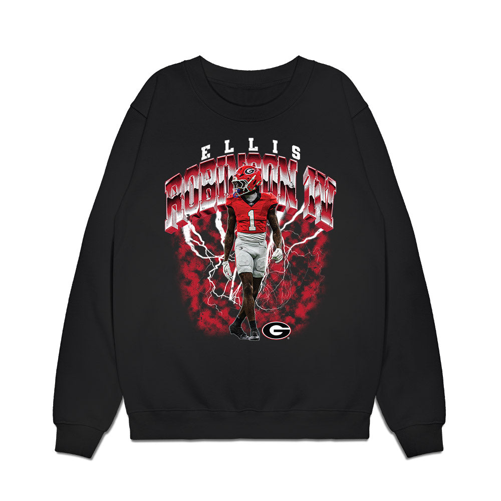 Georgia - NCAA Football : Ellis Robinson IV - Collage Premium Crewneck Sweatshirt-0
