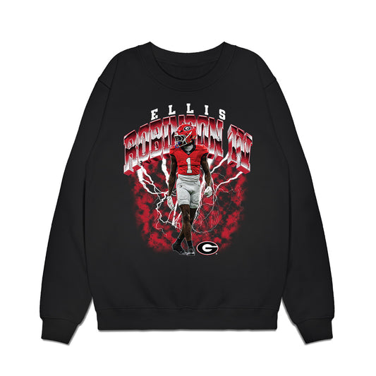 Georgia - NCAA Football : Ellis Robinson IV - Collage Premium Crewneck Sweatshirt-0