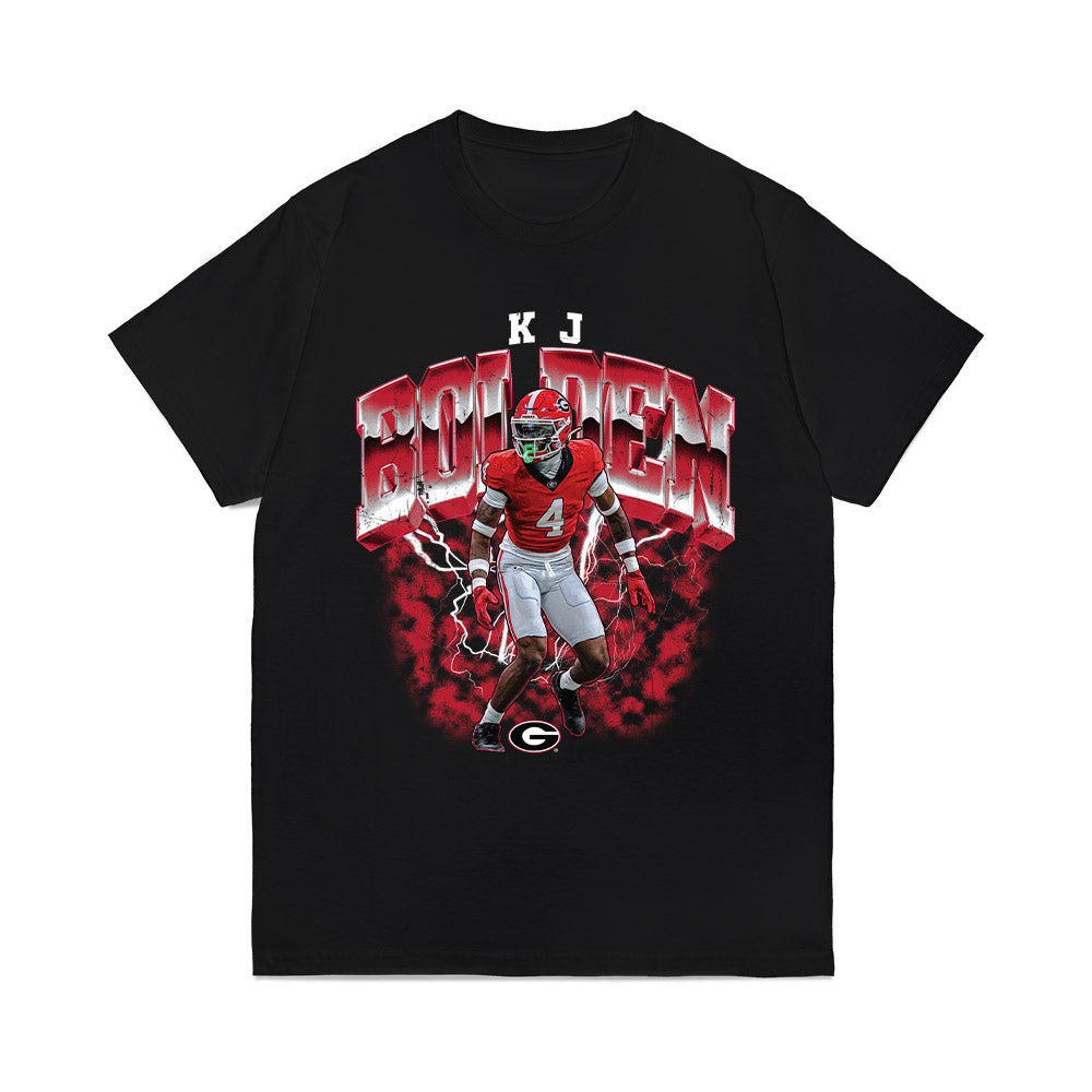 Georgia - NCAA Football : KJ Bolden - Collage Comfort Colors T-Shirt-0