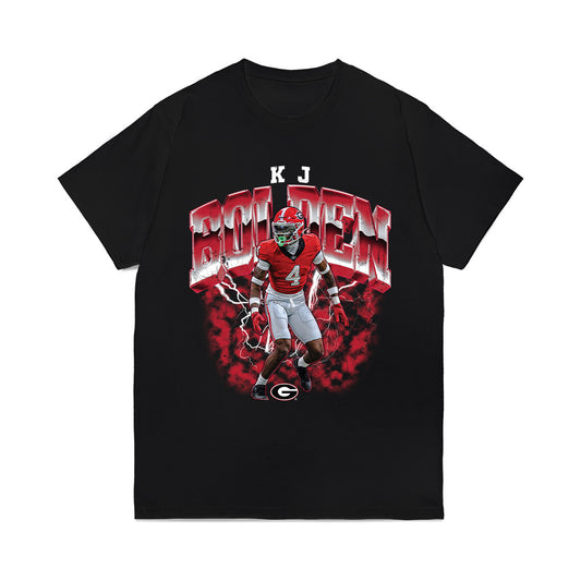 Georgia - NCAA Football : KJ Bolden - Collage Comfort Colors T-Shirt-0