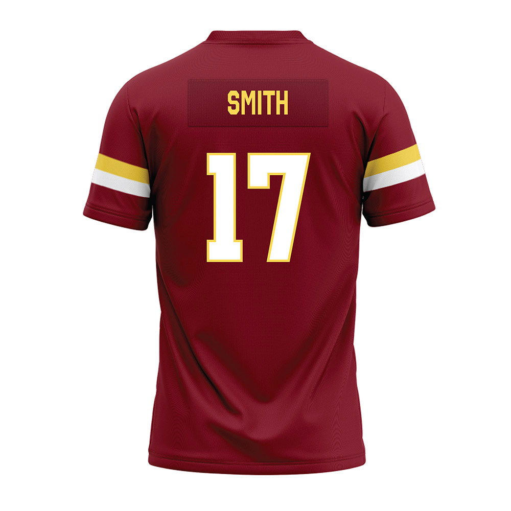 NSU - NCAA Football : Jojo Smith - Maroon Premium Football Jersey-1