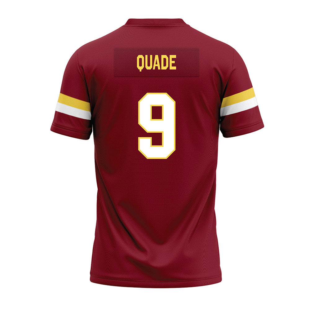 NSU - NCAA Football : Kimani Quade - Maroon Premium Football Jersey-1