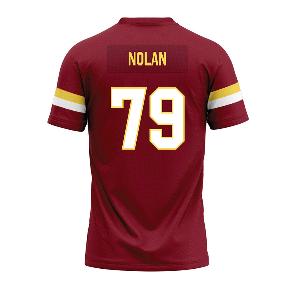NSU - NCAA Football : Michael Nolan - Maroon Premium Football Jersey-1