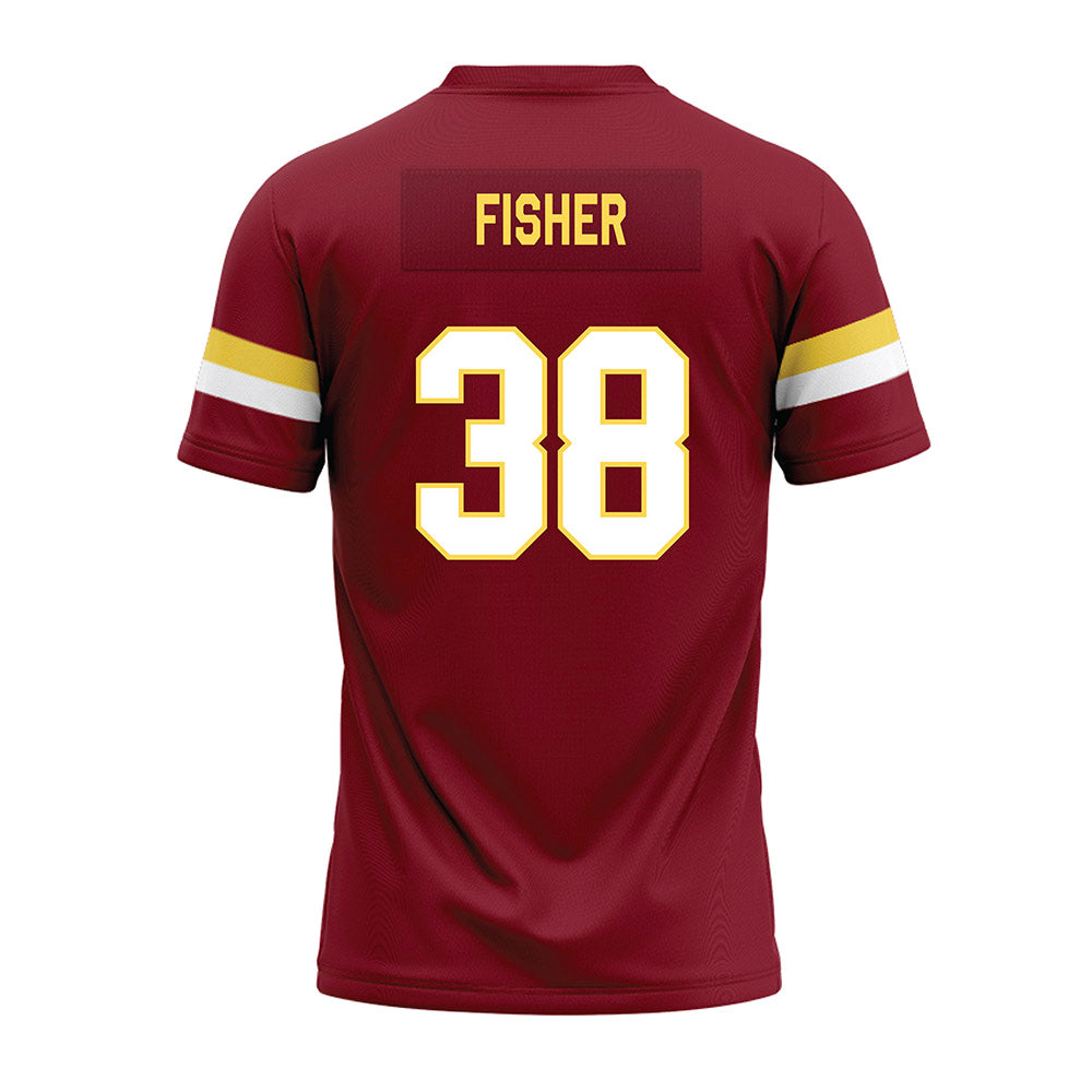 NSU - NCAA Football : Grayson Fisher - Maroon Premium Football Jersey-1