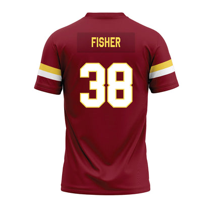 NSU - NCAA Football : Grayson Fisher - Maroon Premium Football Jersey-1