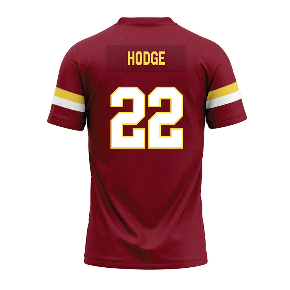 NSU - NCAA Football : Dreavin Hodge - Maroon Premium Football Jersey-1