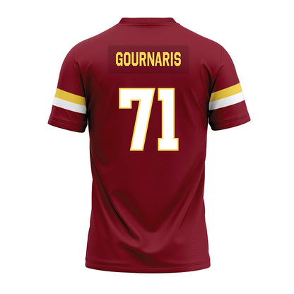 NSU - NCAA Football : Jayden Gournaris - Maroon Premium Football Jersey-1