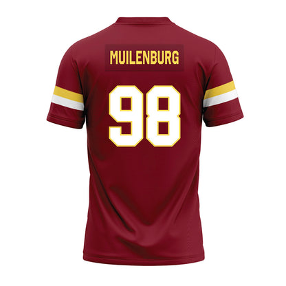 NSU - NCAA Football : Miles Muilenburg - Maroon Premium Football Jersey-1