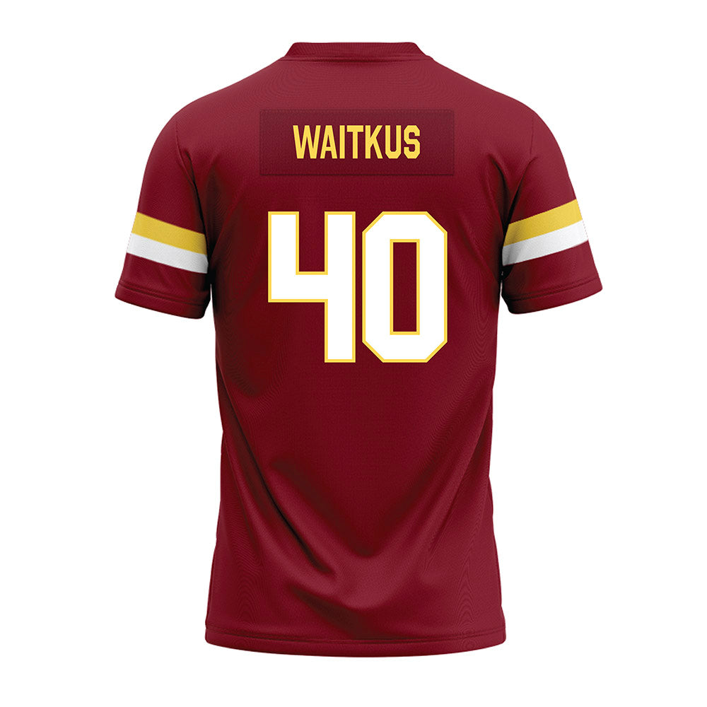 NSU - NCAA Football : Jackson Waitkus - Maroon Premium Football Jersey-1