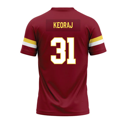 NSU - NCAA Football : Brecken Keoraj - Maroon Premium Football Jersey-1