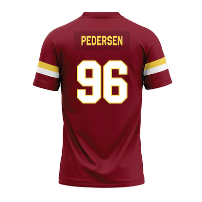 NSU - NCAA Football : Brock Pedersen - Maroon Premium Football Jersey-1