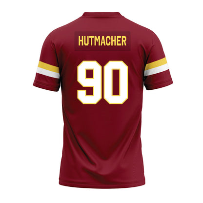 NSU - NCAA Football : Noah Hutmacher - Maroon Premium Football Jersey-1