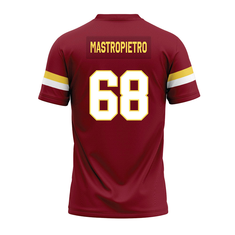 NSU - NCAA Football : Quinton Mastropietro - Maroon Premium Football Jersey-1