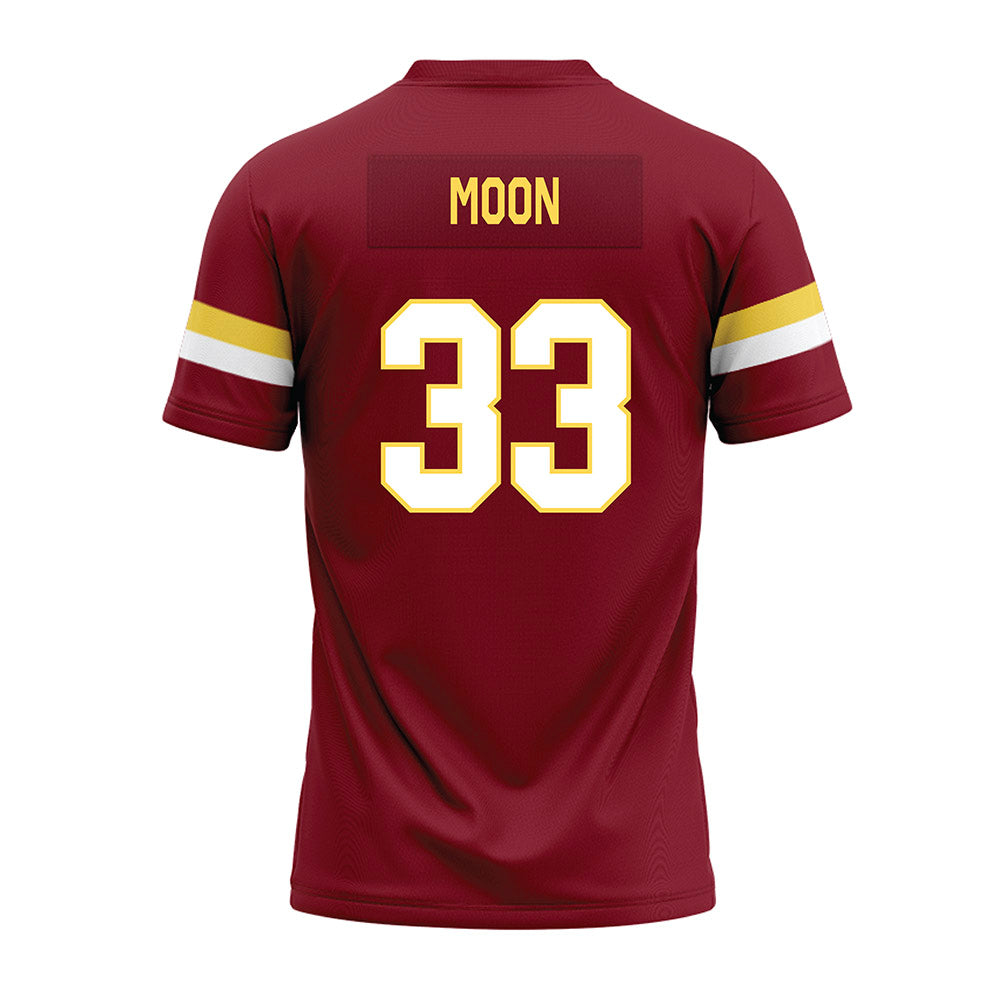NSU - NCAA Football : Brady Moon - Maroon Premium Football Jersey-1