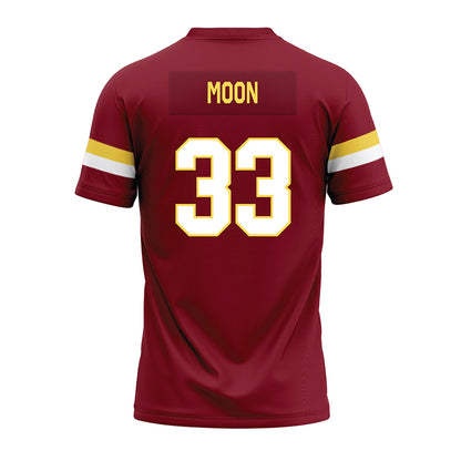 NSU - NCAA Football : Brady Moon - Maroon Premium Football Jersey-1