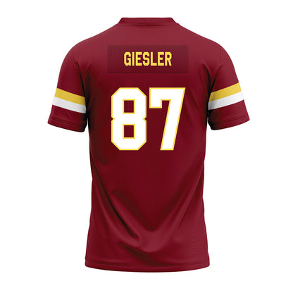 NSU - NCAA Football : Gavin Giesler - Maroon Premium Football Jersey-1