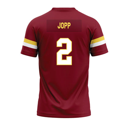 NSU - NCAA Football : Elijah Jopp - Maroon Premium Football Jersey-1
