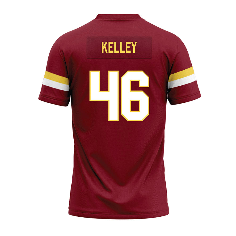 NSU - NCAA Football : Landon Kelley - Maroon Premium Football Jersey-1