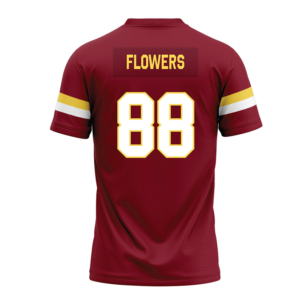 NSU - NCAA Football : Colby Flowers - Maroon Premium Football Jersey-1
