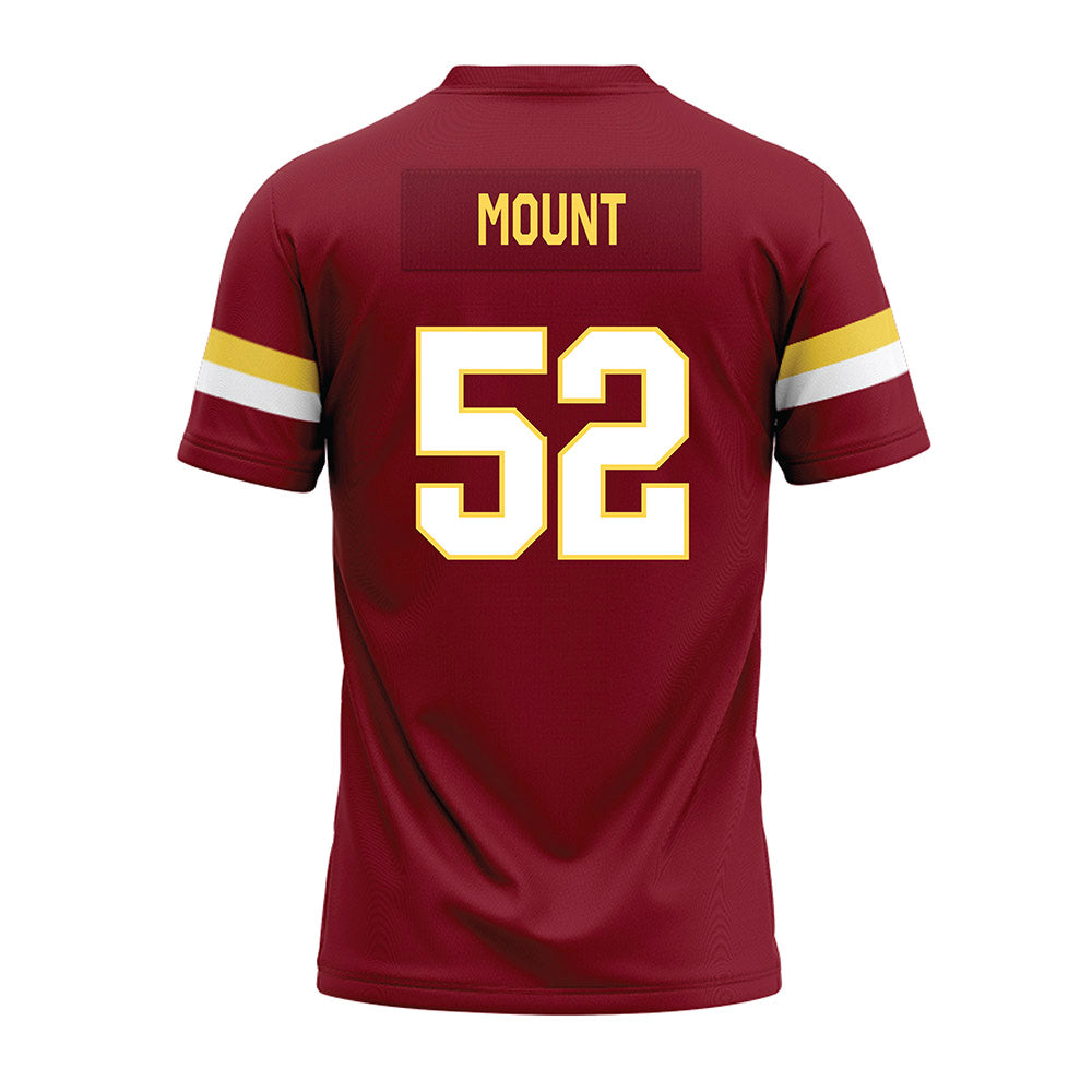 NSU - NCAA Football : Matthew Mount - Maroon Premium Football Jersey-1