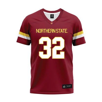 NSU - NCAA Football : Gabe Gutierrez - Maroon Premium Football Jersey-0