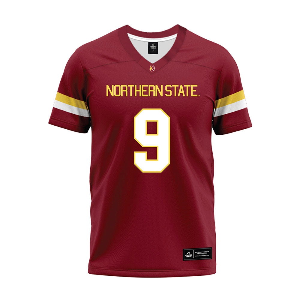 NSU - NCAA Football : Kimani Quade - Maroon Premium Football Jersey-0