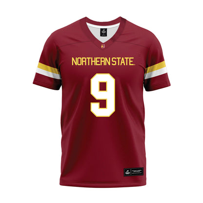 NSU - NCAA Football : Kimani Quade - Maroon Premium Football Jersey-0