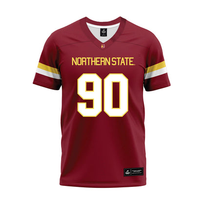 NSU - NCAA Football : Noah Hutmacher - Maroon Premium Football Jersey-0