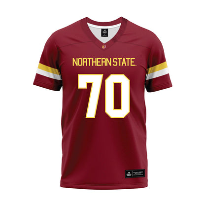 NSU - NCAA Football : Jeffrey Kunzman - Maroon Premium Football Jersey-0