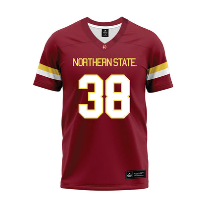 NSU - NCAA Football : Grayson Fisher - Maroon Premium Football Jersey-0