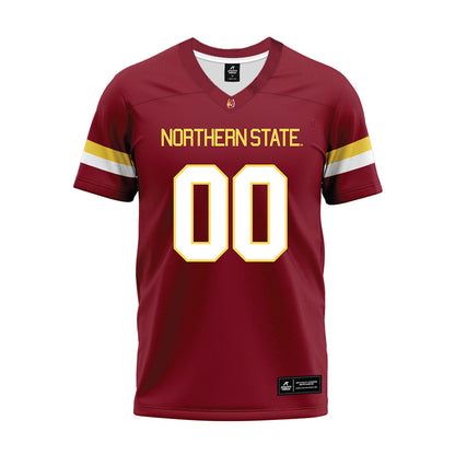 NSU - NCAA Football : Edward Witkiewicz - Maroon Premium Football Jersey-0